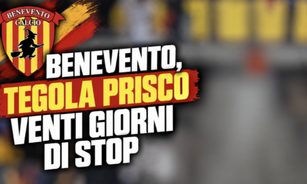 Benevento, tegola Prisco: venti giorni di stop